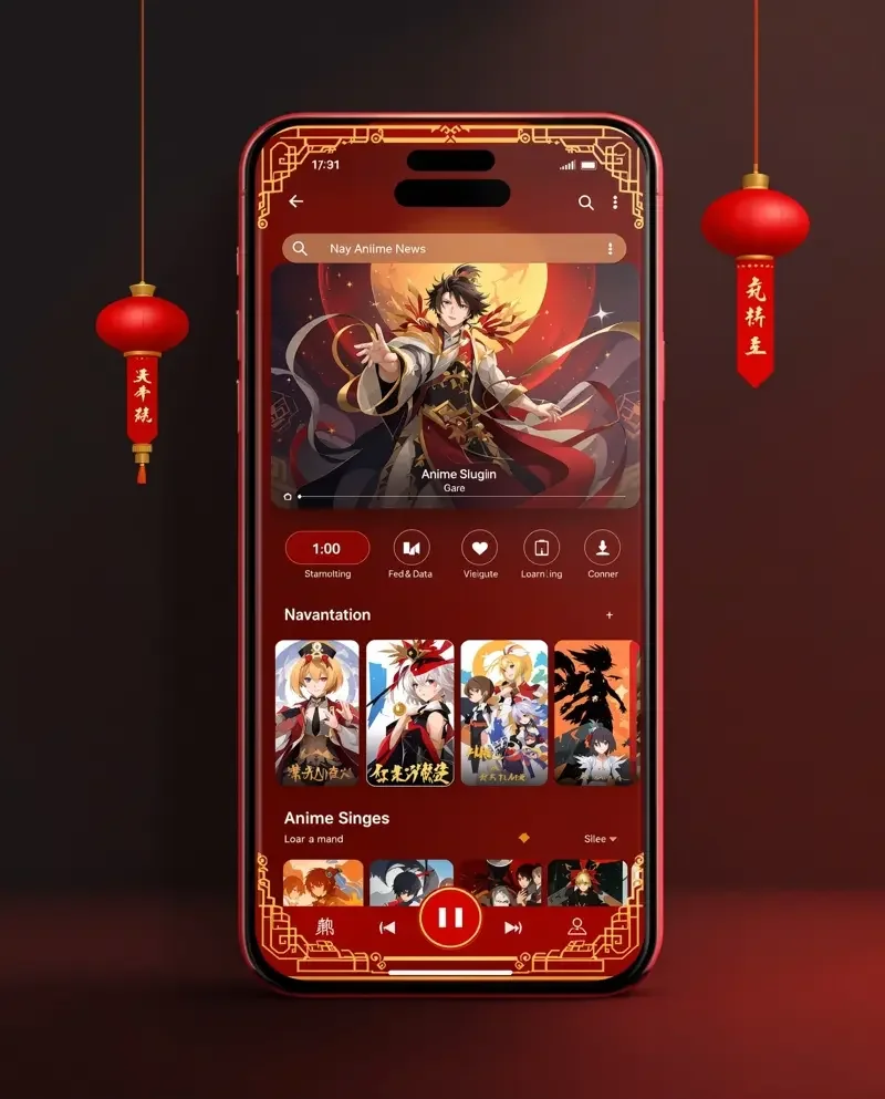 触手漫画 APP 界面